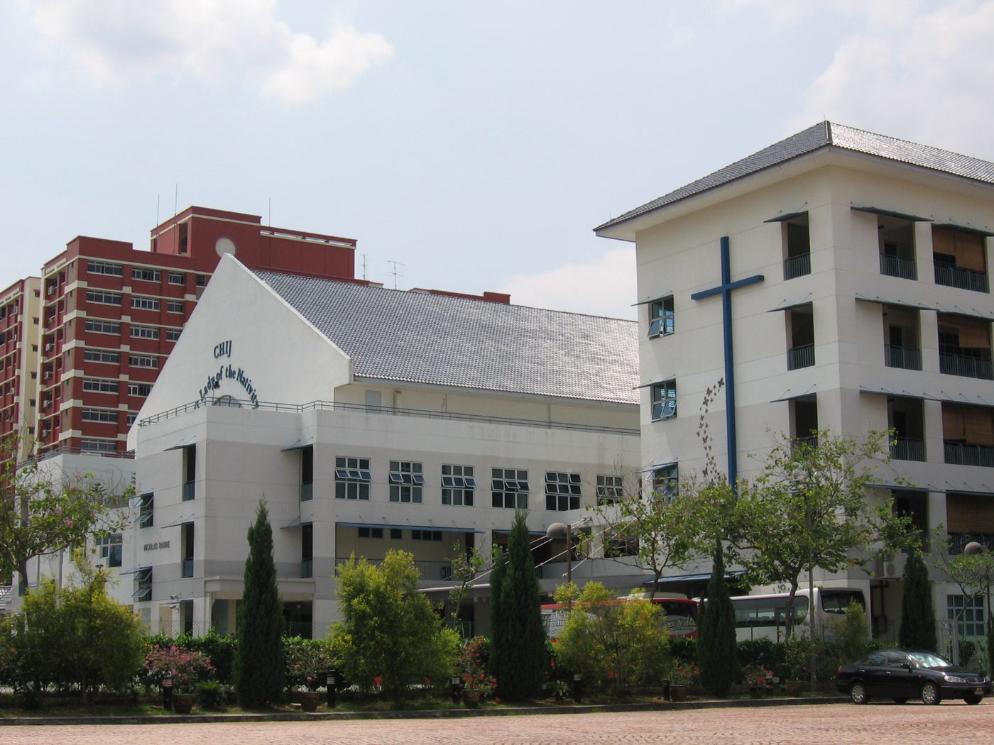 CHIJ Our Lady of the Nativity on Upper Serangoon Road, photographed in 2006